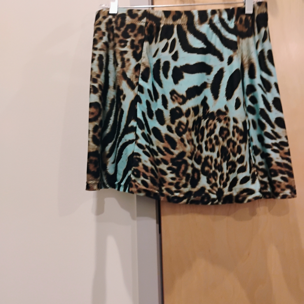 Leopard Print Women's Skirt